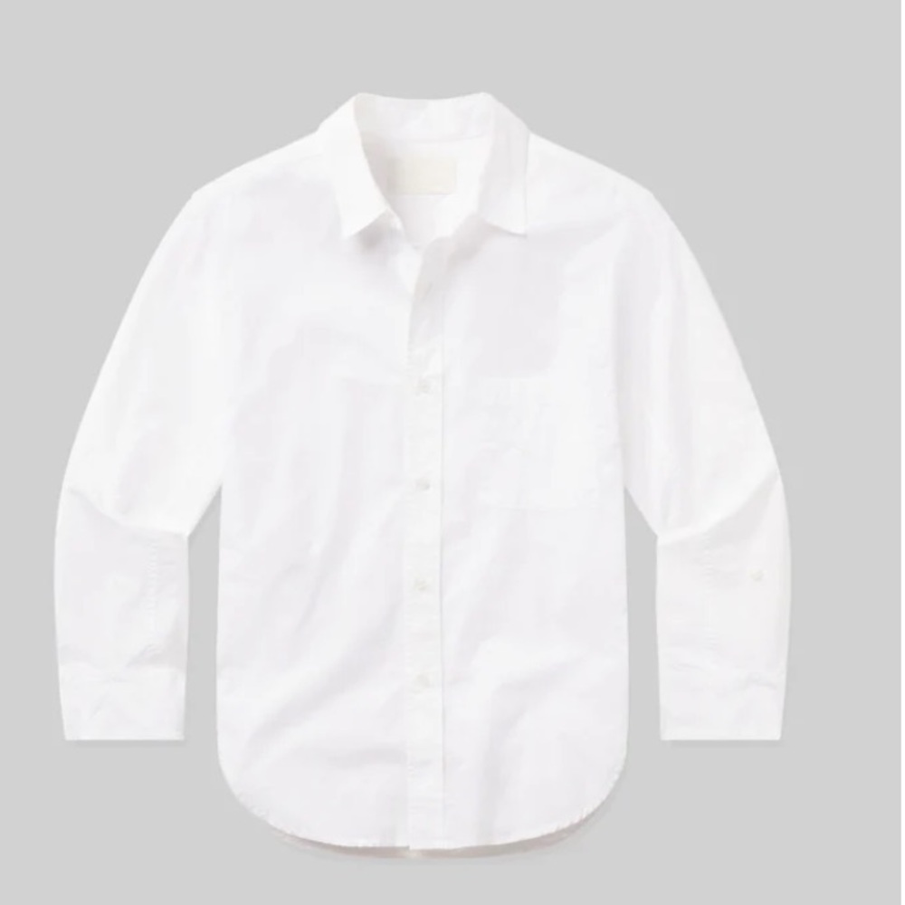 Citizens Of Humanity White Button-Down Shirt